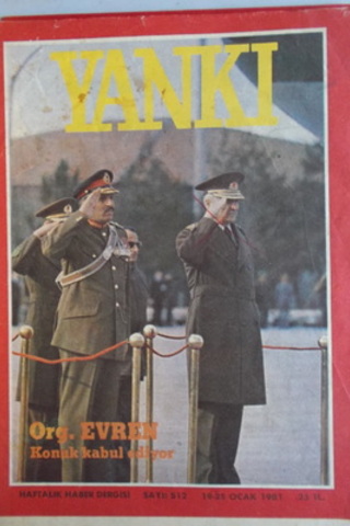 Yankı Haftalık Haber Dergisi 1981 / 512