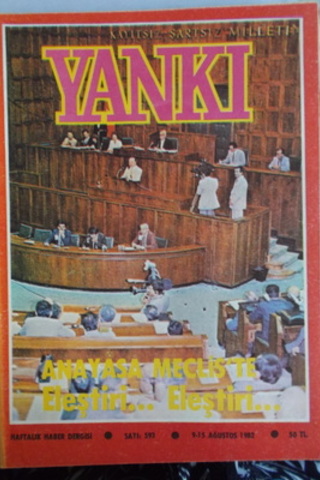 Yankı Haftalık Haber Dergisi 1982 / 593
