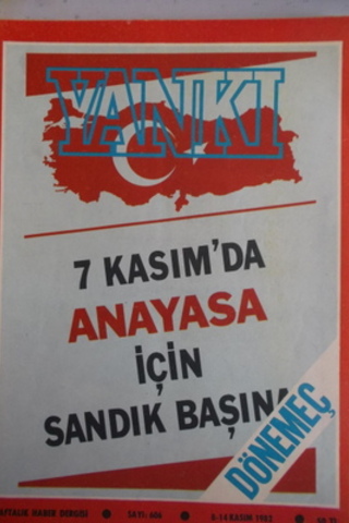 Yankı Haftalık Haber Dergisi 1982 / 606