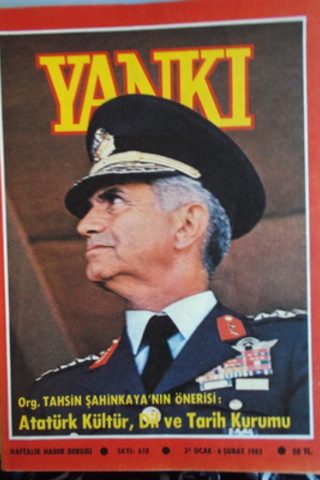 Yankı Haftalık Haber Dergisi 1983 / 618