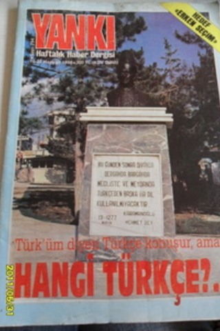 Yankı Haftalık Haber Dergisi 1986 / 794