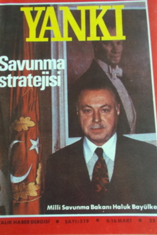 Yankı Haftalık Haber Dergisi / Sayı 519