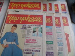 Yap Yakıştır Oya Dergisi 9 Adet / 48-49-50-51-52-53-54-55-57