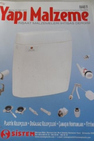 Yapı Malzeme İnşaat Malzemeleri İhtisas Dergisi