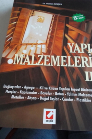 Yapı Malzemeleri II Osman Şimşek