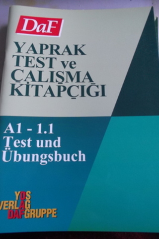 Yaprak Test ve Çalışma Kitapçığı A1-1.1 Test Und Übungsbuch