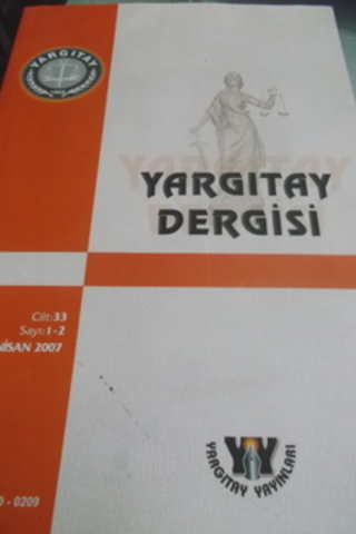 Yargıtay Dergisi 2007 / 33