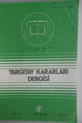 Yargıtay Kararları Dergisi 1993 / 8