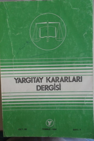 Yargıtay Kararları Dergisi 1994 / 7