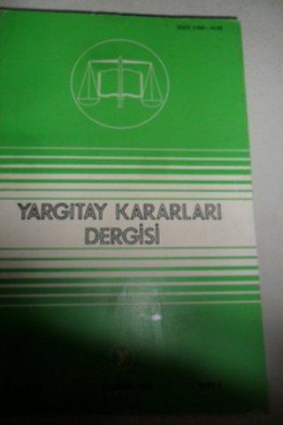 Yargıtay Kararları Dergisi 1999 / 25-6