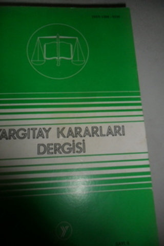 Yargıtay Kararları Dergisi 1999 / 27-6