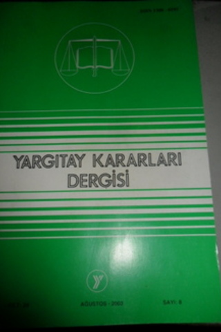 Yargıtay Kararları Dergisi 1999 / 29-8