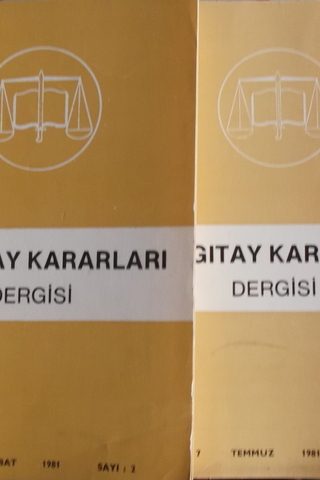 Yargıtay Kararları Dergisi / 2 adet