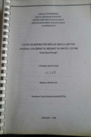 Yatılı İlköğretim Bölge Okulları'nın Sayısal Gelişimi ve Hizmet Sunduğ