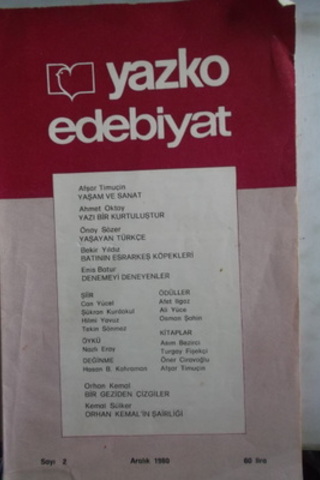 Yazko Edebiyat 1980 / 2