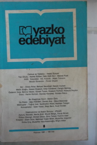 Yazko Edebiyat 1981 / 8
