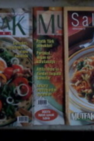 Yemek Dergileri / 3 Adet