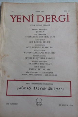 Yeni Dergi 1968 / 43