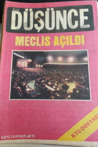 Yeni Düşünce 1981 / 10