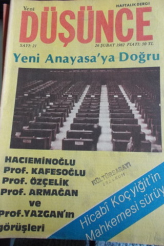 Yeni Düşünce 1982 / 21