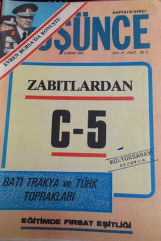 Yeni Düşünce 1982 / 27