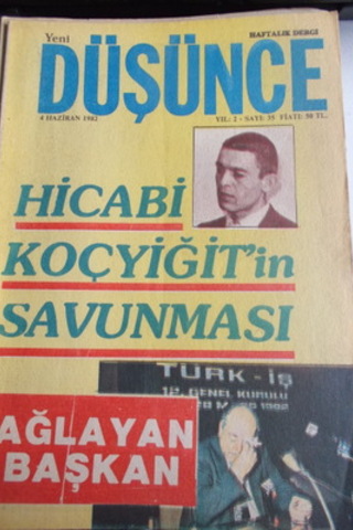 Yeni Düşünce 1982 / 35