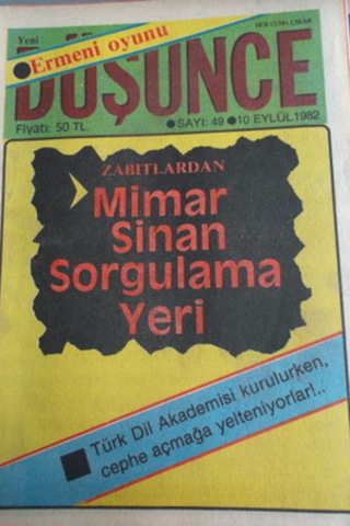 Yeni Düşünce 1982 / 49