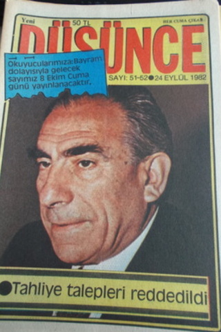 Yeni Düşünce 1982 / 51-52