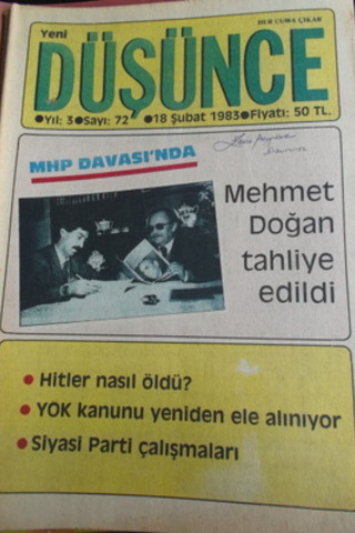 Yeni Düşünce 1983 / 72