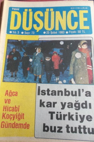 Yeni Düşünce 1983 / 73