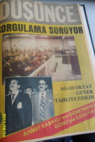 Yeni Düşünce Dergisi (1981 Ciltli) Yeni Düşünce Dergisi (1981 Ciltli)