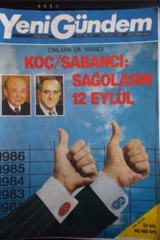 Yeni Gündem 1986 / 19