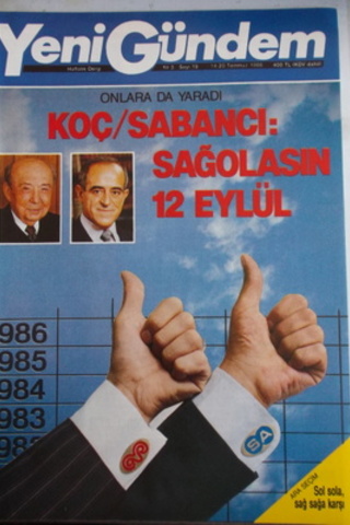 Yeni Gündem 1986 / 19