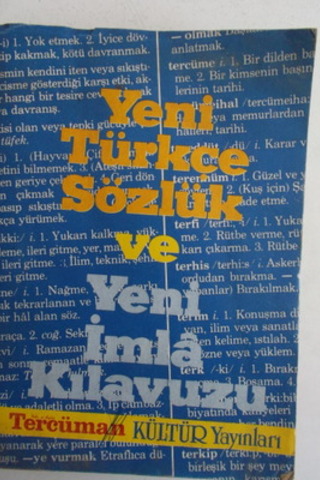 Yeni Türkçe Sözlük ve Yeni İmla Kılavuzu