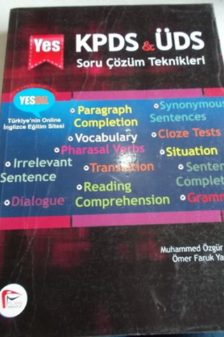 YES KPDS & ÜDS Soru Çözüm Teknikleri Muhammed Özgür Yaşar