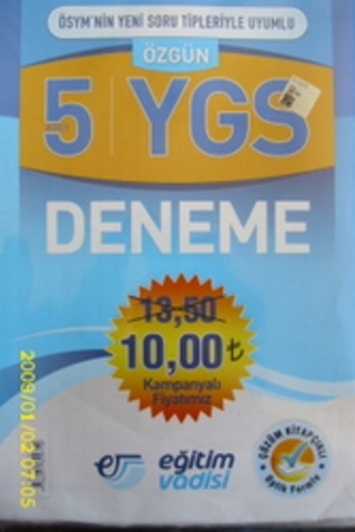 YGS Deneme Fasikülü / 5 Adet