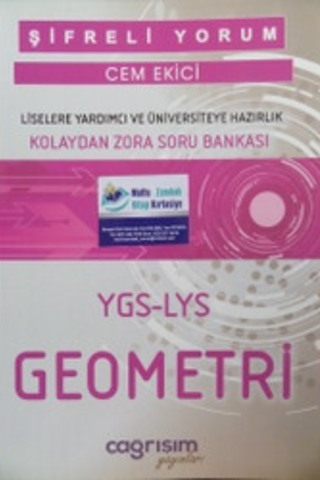 YGS LYS Geometri Kolaydan Zora Soru Bankası Cem Ekici