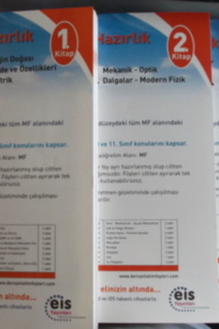 YGS LYS Hazırlık Fizik Ders Föyleri / 3 Kitap
