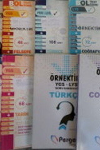 YGS-LYS Tüm Dersler Soru Bankası / 8 Adet