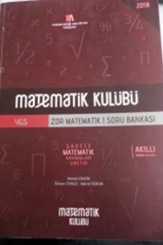 YGS Zor Matematik 1 Soru Bankası Kemal Çinçin