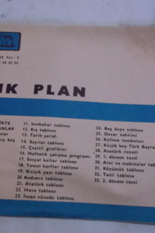 Yıllık Plan Sınıf 2