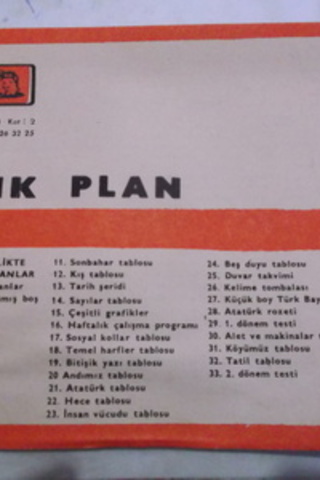 Yıllık Plan Sınıf 4