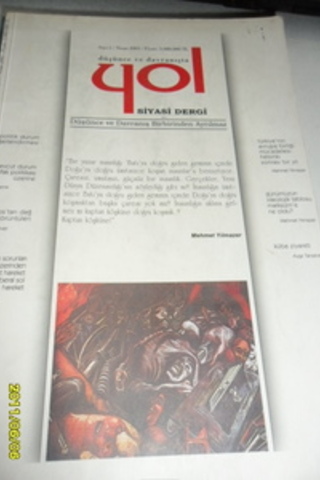 Yol Siyasi Dergi 2001 / 1