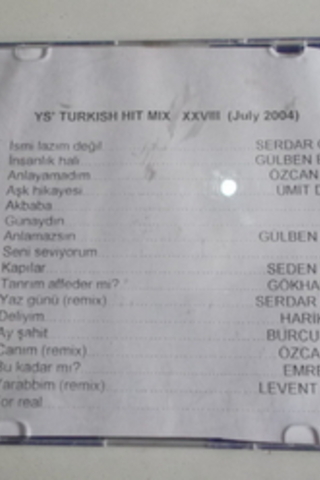 YS' Turkish Hit Mix XXVIII / Müzik Cd'si