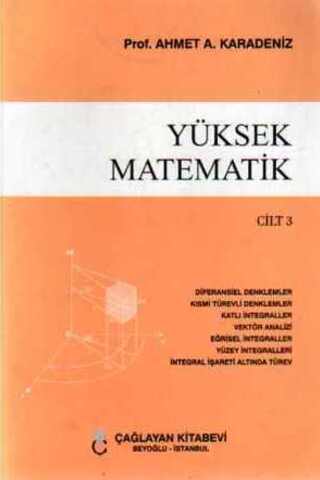 Yüksek Matematik Cilt 3 Ahmet A. Karadeniz