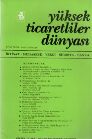 Yüksek Ticaretler Dünyası 86 / 4