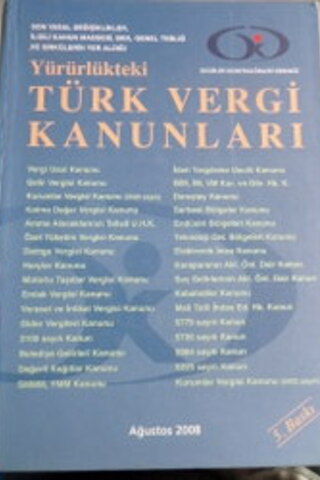 Yürürlükteki Türk Vergi Kanunları