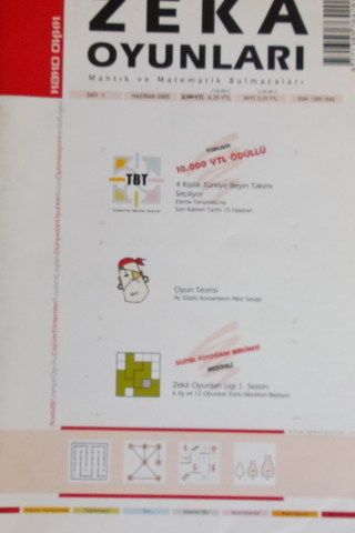Zeka Oyunları Sayı:1 Haziran 2005