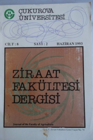 Ziraat Fakültesi Dergisi 1993 / 2
