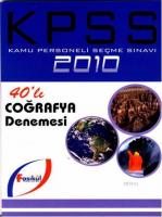 KPSS 40'lı Coğrafya Denemesi